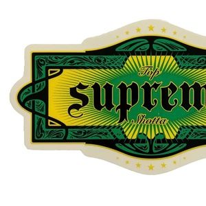 Supreme Top shotta box logo sticker